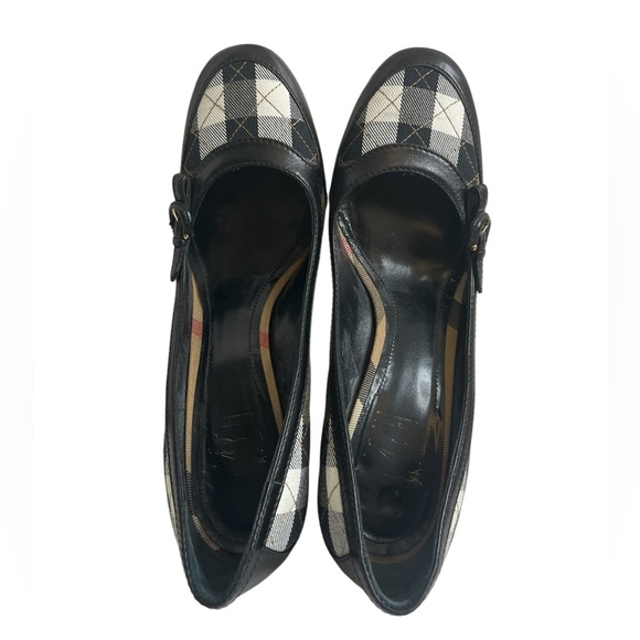 WOMENS LADIES BURBERRY HEELS, CLASSIC PUMPS, ITALY  SZ 40 - Picture 8 of 9